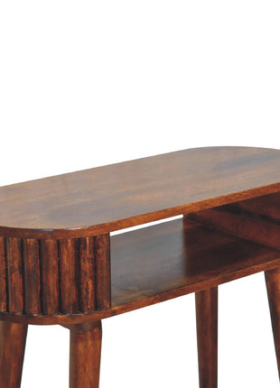 Stripe Chestnut Writing Desk