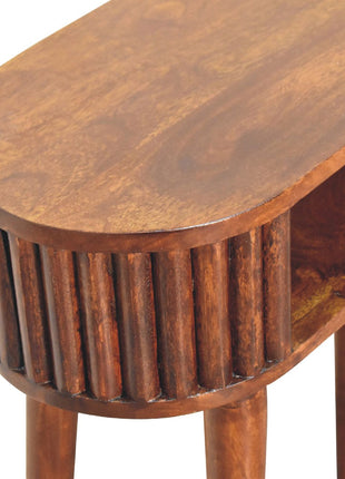 Stripe Chestnut Writing Desk