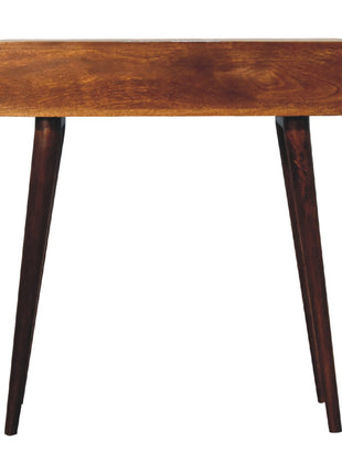Chestnut Curved Hallway Table