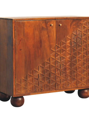 Chestnut Dice Cabinet