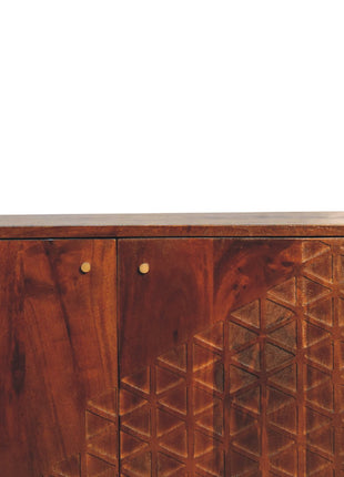 Chestnut Dice Cabinet