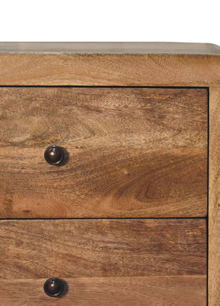Aspen Oak-ish 3 Drawer Bedside