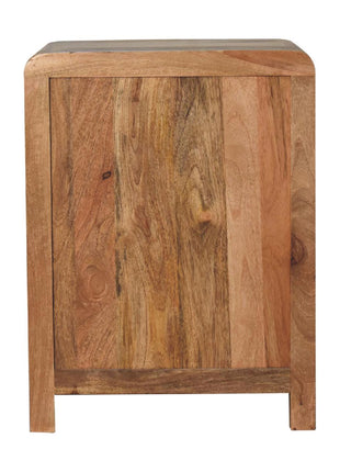 Aspen Oak-ish 3 Drawer Bedside