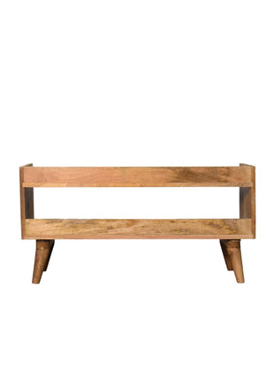 Oak-ish Nordic Storage Bench