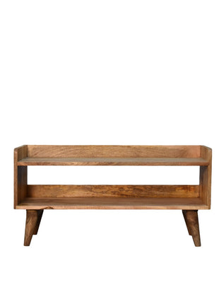 Oak-ish Nordic Storage Bench