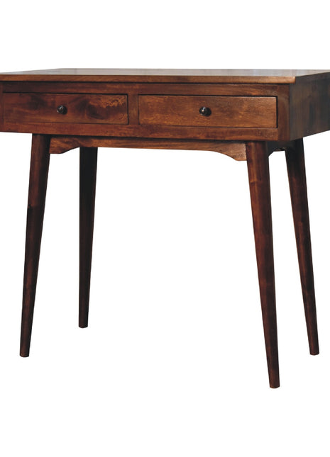 Chestnut Hallway 2 Drawer Console Table