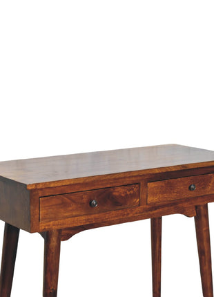 Chestnut Hallway 2 Drawer Console Table