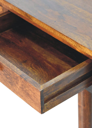 Chestnut Hallway 2 Drawer Console Table