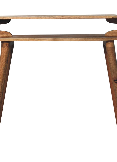 Amaya Oak-ish Nordic Style Console Table