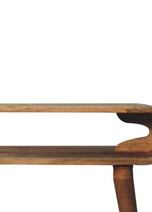 Amaya Oak-ish Nordic Style Console Table
