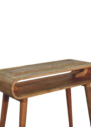 Amaya Oak-ish Nordic Style Console Table