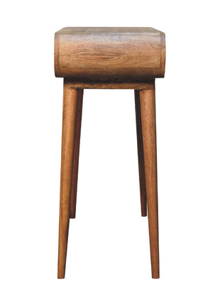 Amaya Oak-ish Nordic Style Console Table
