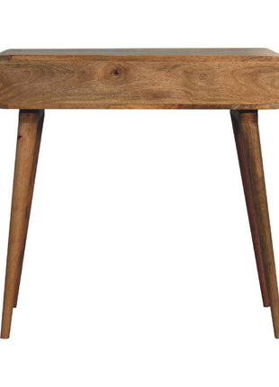 Curved Oak-ish Writing Desk