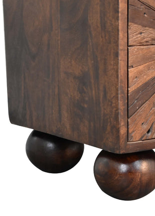 Sunrise Ball Walnut TV Unit