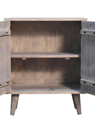 Mini Pineapple Carved Stone Finish Cabinet