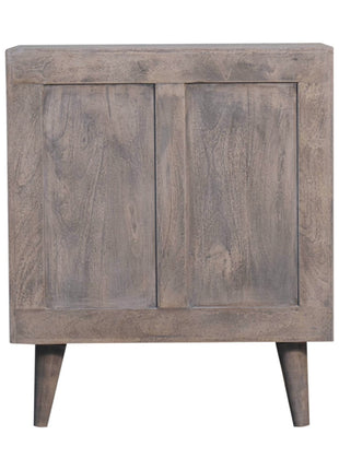 Mini Pineapple Carved Stone Finish Cabinet