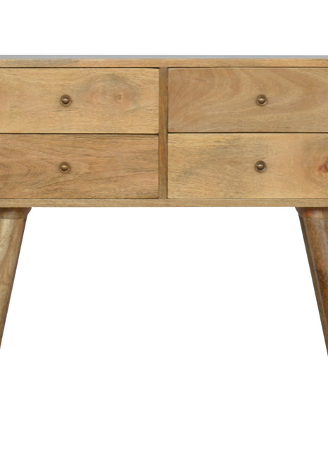 Nordic 4 Drawer Console