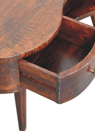 Light Walnut Wave Coffee Table