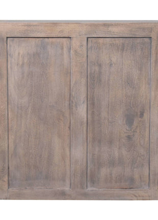 Stone Finish Cabinet with Glazed Doors