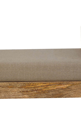 Banco de ratán y lino Mud