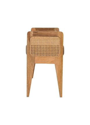 Banco de ratán y lino Mud