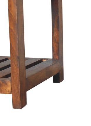 Buffalo Slatted Hallway Bench