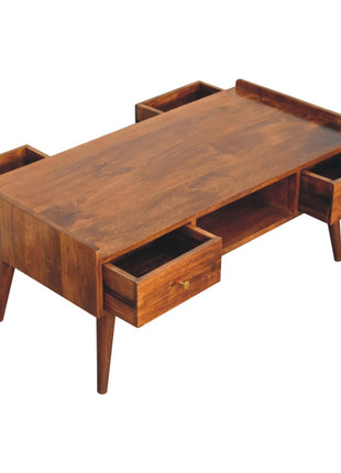 Elevated Chestnut Media Unit