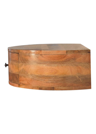 Large Wall Mounted Rounded Bedside