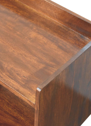 Open-top Chestnut Media Unit