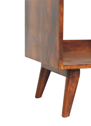 Open-top Chestnut Media Unit