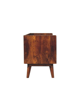 Open-top Chestnut Media Unit