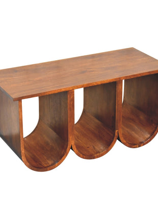 Triple Open Style Coffee Table