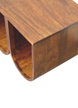 Triple Open Style Coffee Table