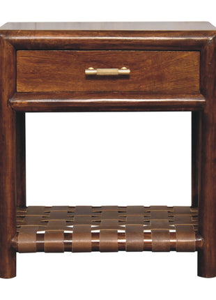 Regency Woven Shelf Nightstand