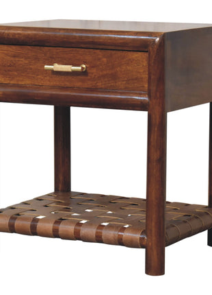 Regency Woven Shelf Nightstand