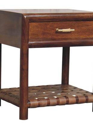 Regency Woven Shelf Nightstand