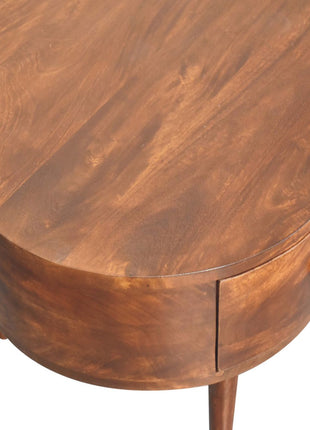 Large Chestnut Wave Coffee Table