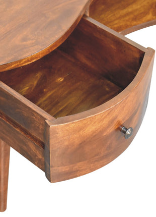 Large Chestnut Wave Coffee Table