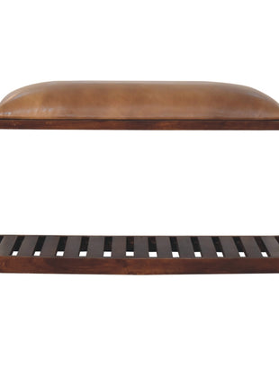 Buffalo Slatted Square Bench