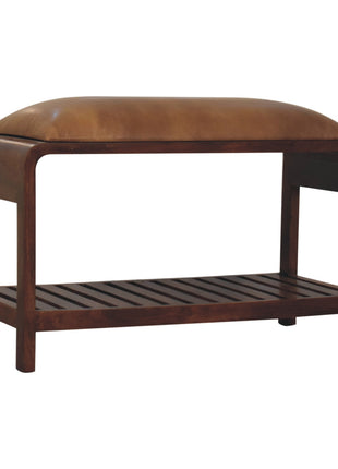 Buffalo Slatted Square Bench