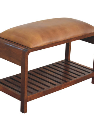 Buffalo Slatted Square Bench