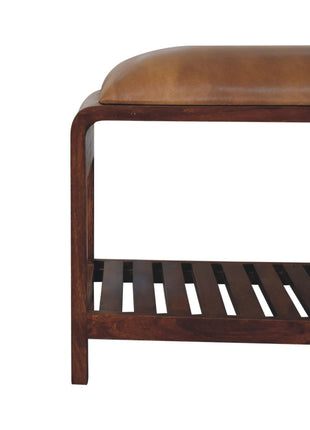 Buffalo Slatted Square Bench