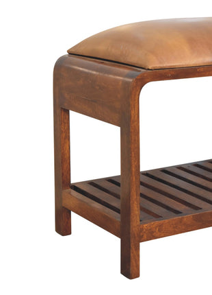 Buffalo Slatted Square Bench