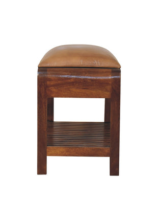 Buffalo Slatted Square Bench