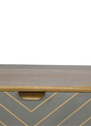 Cement Inlay Bedside with Open Slot