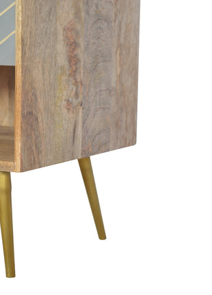 Cement Inlay Bedside with Open Slot