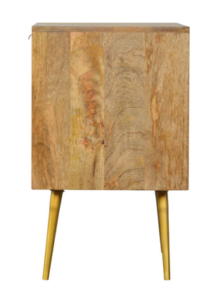 Cement Inlay Bedside with Open Slot