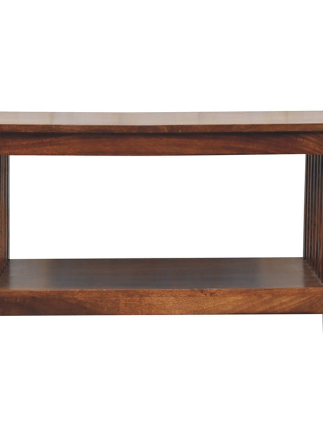Slatted Chestnut Coffee Table