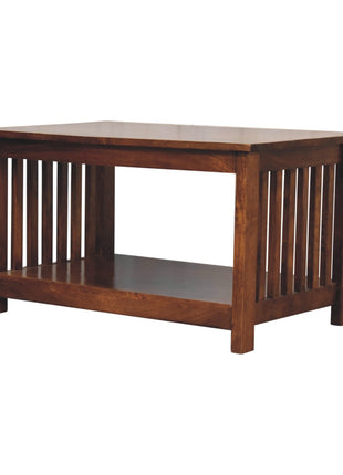 Slatted Chestnut Coffee Table