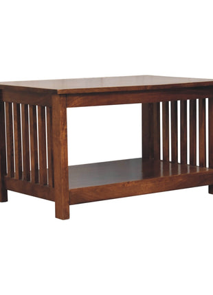 Slatted Chestnut Coffee Table